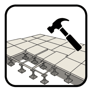 (B07) Hack Off Existing Flooring