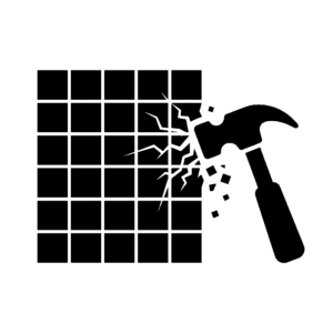 (B08) Hack Off Existing Wall Tiles
