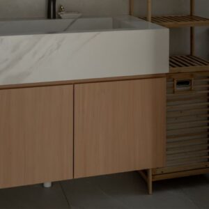 (F12) Bottom Vanity Cabinet - Waterproofed Board (Per Foot)